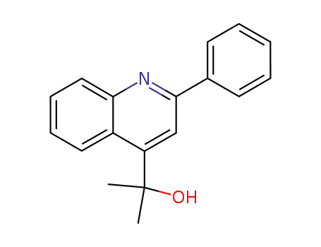 2-(2-phenyl-[4]quinolyl)-propan-2-ol