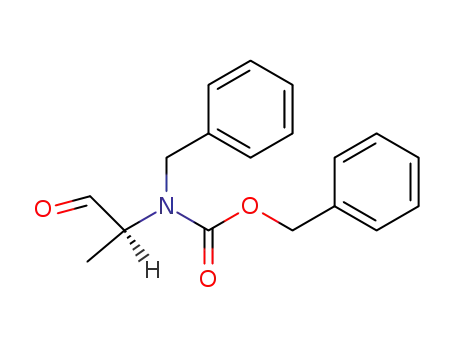 Carbamic acid, (1-methyl-2-oxoethyl)(phenylmethyl)-, phenylmethyl
ester, (S)-