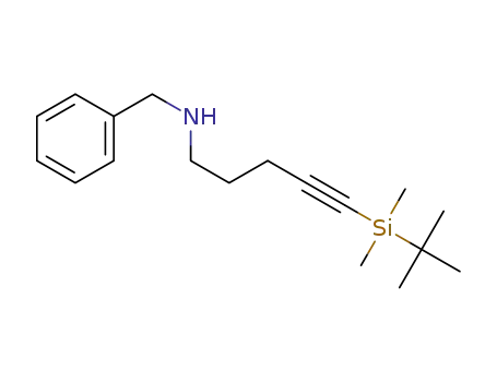 N-benzyl-5-(tert-butyldimethylsilyl)pent-4-yn-1-amine