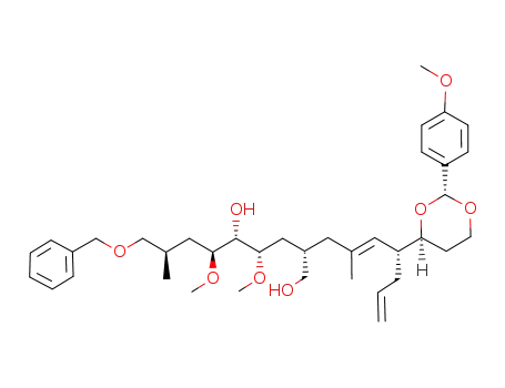 (E)-(2R,4S,5S,6S,8S,12R)-1-Benzyloxy-8-hydroxymethyl-4,6-dimethoxy-12-[(2R,4S)-2-(4-methoxy-phenyl)-[1,3]dioxan-4-yl]-2,10-dimethyl-pentadeca-10,14-dien-5-ol