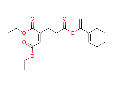 1-Butene-1,2,4-tricarboxylic acid, 4-[1-(1-cyclohexen-1-yl)ethenyl]
1,2-diethyl ester, (Z)-