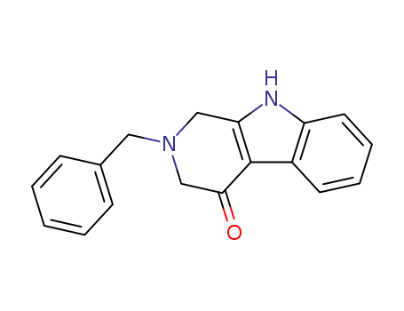 Molecular Structure of 130452-16-3 (4H-Pyrido[3,4-b]indol-4-one, 1,2,3,9-tetrahydro-2-(phenylmethyl)-)