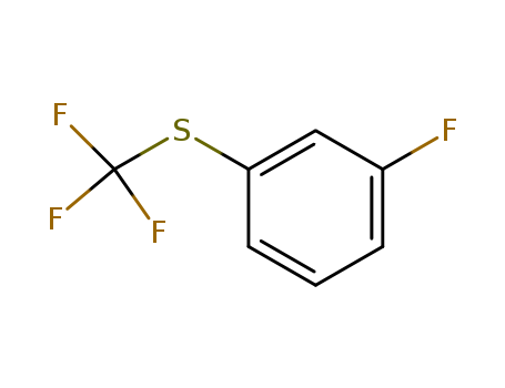 3-Fluorophenyl trifluoromethyl sulfide 
 3-Fluoro-4-(trifluoromethylthio)benzene