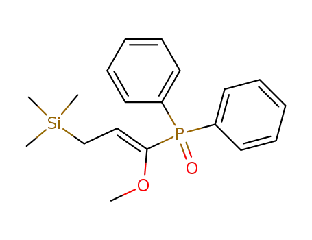 [(E)-3-(Diphenyl-phosphinoyl)-3-methoxy-allyl]-trimethyl-silane