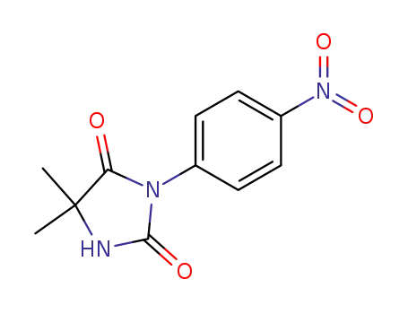 Hydantoin, 5,5-dimethyl-3-(p-nitrophenyl)-