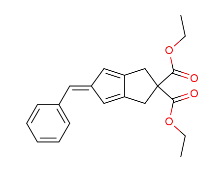 2,2(1H)-Pentalenedicarboxylic acid, 3,5-dihydro-5-(phenylmethylene)-,
diethyl ester