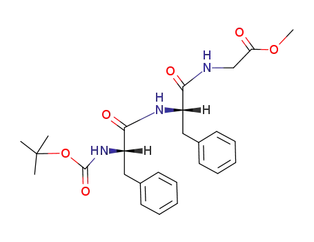 Glycine,
N-[N-[N-[(1,1-dimethylethoxy)carbonyl]-L-phenylalanyl]-L-phenylalanyl]-,
methyl ester