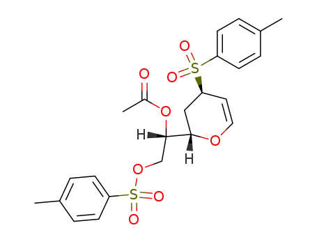 Acetic acid (S)-1-[(2S,4R)-4-(toluene-4-sulfonyl)-3,4-dihydro-2H-pyran-2-yl]-2-(toluene-4-sulfonyloxy)-ethyl ester