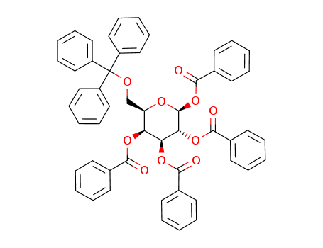 b-D-Galactopyranose,6-O-(triphenylmethyl)-, tetrabenzoate (9CI)