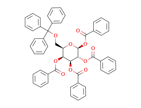 6-O-트리틸-1,2,3,4-테트라-O-벤조일-β-D-갈락토피라노스