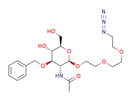 8-azido-3,6-dioxaoctyl 2-acetamido-3-O-benzyl-2-deoxy-β-D-glucopyranoside