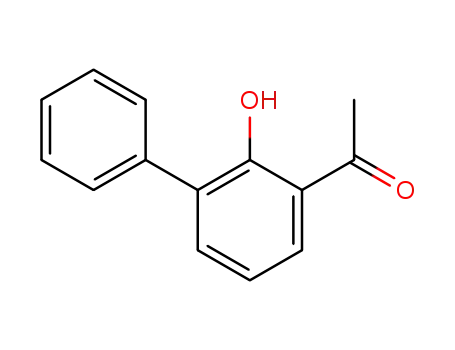 Molecular Structure of 21424-82-8 (1-(2-hydroxybiphenyl-3-yl)ethanone)