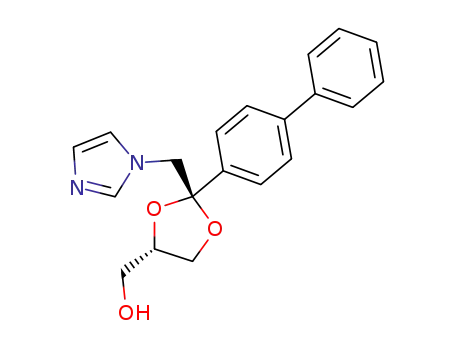trans-<2-(1,1'-biphenyl-4-yl)-2-(1H-imidazol-1-ylmethyl)-1,3-dioxolan-4-yl>methanol