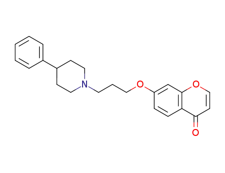 7-[3-(4-Phenyl-1-piperidinyl)propoxy]-4H-1-benzopyran-4-one