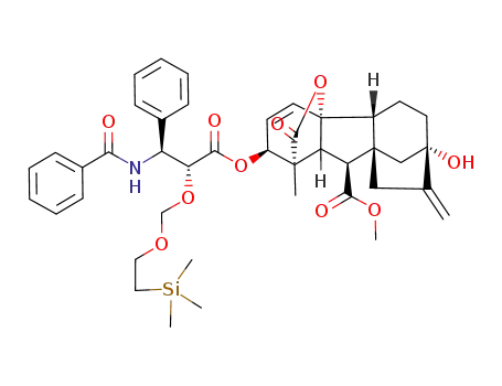 Molecular Structure of 99475-54-4 (C<sub>42</sub>H<sub>51</sub>NO<sub>10</sub>Si)