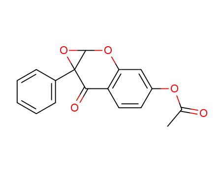 Acetic acid 7-oxo-7a-phenyl-7,7a-dihydro-1aH-1,2-dioxa-cyclopropa[b]naphthalen-4-yl ester