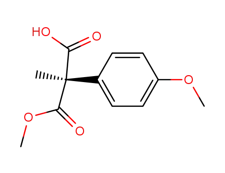 Propanedioic acid, (4-methoxyphenyl)methyl-, monomethyl ester
