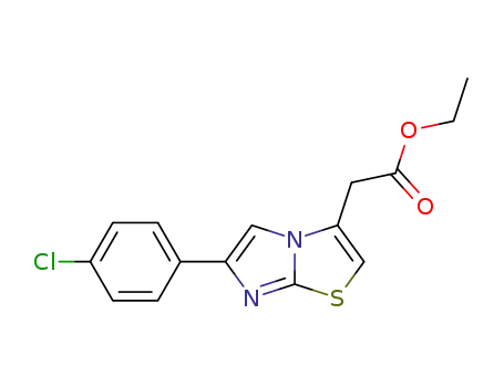 ethyl 6-(4'-chlorophenyl)imidazo<2,1-b>thiazole-3-acetate