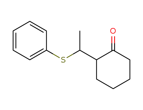 2-(1-phenylthioethyl)cyclohexanone