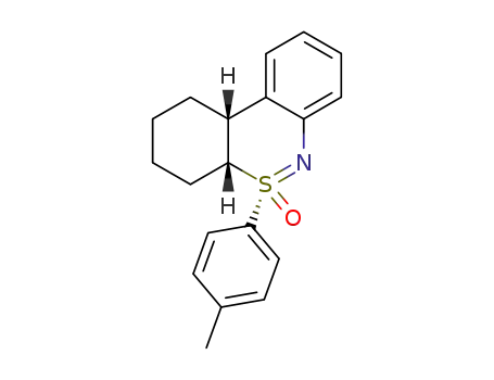 (+/-)-(5S*,4aS*,10bS*)-1,2,3,4,4a,10b-hexahydro-5-(4-methylphenyl)-5λ<sup>4</sup>-dibenzo<c,e><1,2>thiazine 5-oxide