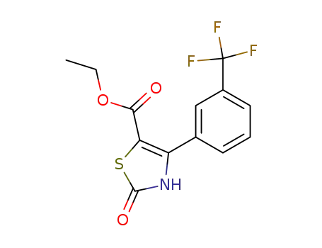 2,3-DIHYDRO-2-OXO-4- [3- (TRIFLUOROMETHYL) PHENYL] -5-THIAZOLECARBOXYLIC ACID ETHYL 에스테르