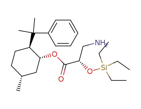 (S)-3-Amino-2-triethylsilanyloxy-propionic acid (1R,2S,5R)-5-methyl-2-(1-methyl-1-phenyl-ethyl)-cyclohexyl ester