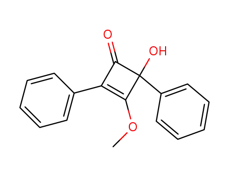 2-Cyclobuten-1-one, 4-hydroxy-3-methoxy-2,4-diphenyl-