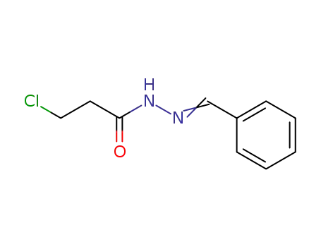 Propanoic acid, (phenylmethylene)hydrazide