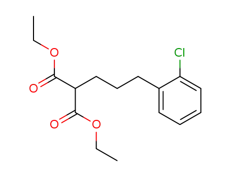 3-(2-chlorophenyl)propylmalonic acid diethyl ester