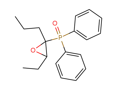 2-(Diphenyl-phosphinoyl)-3-ethyl-2-propyl-oxirane