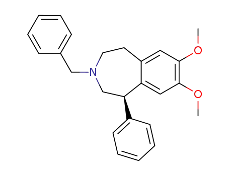 1H-3-Benzazepine,
2,3,4,5-tetrahydro-7,8-dimethoxy-1-phenyl-3-(phenylmethyl)-, (R)-