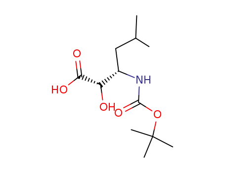 Molecular Structure of 73397-27-0 (N-BOC-(2S,3S)-2-HYDROXY-3-AMINO-5-METHYLHEXANOIC ACID)