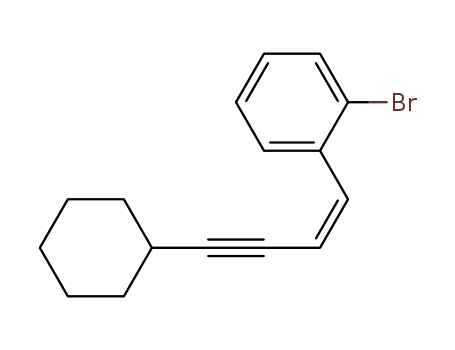 Benzene, 1-bromo-2-[(1Z)-4-cyclohexyl-1-buten-3-ynyl]-
