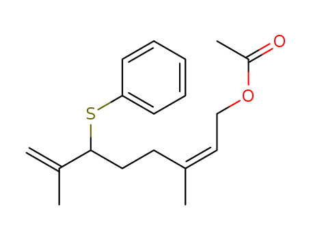 2,7-Octadien-1-ol, 3,7-dimethyl-6-(phenylthio)-, acetate, (Z)-