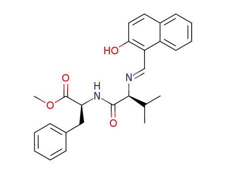 Molecular Structure of 137271-87-5 (N-((2-hydroxy-1-naphthyl)methylene)-(S)-valyl-(S)-phenylalanine)