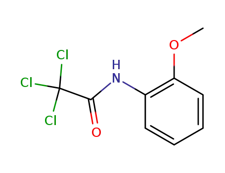 Molecular Structure of 4257-82-3 (2,2,2-Trichloro-N-(2-methoxyphenyl)acetamide)