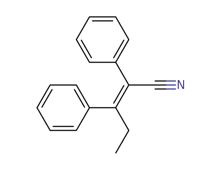 (E)-2,3-diphenylpent-2-enenitrile