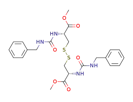 (R)-2-(3-Benzyl-ureido)-3-[(R)-2-(3-benzyl-ureido)-2-methoxycarbonyl-ethyldisulfanyl]-propionic acid methyl ester