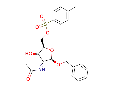 benzyl 2-acetamido-2-deoxy-5-O-tosyl-β-D-xylofuranoside