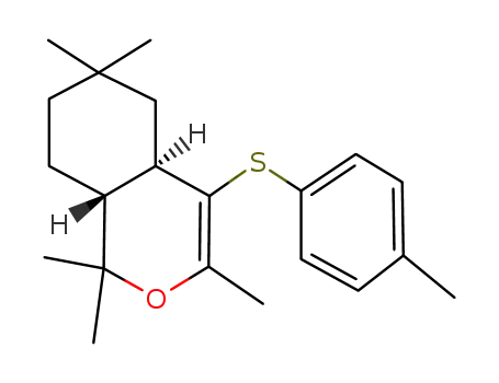 (4aR,8aR)-(+)-4a,5,6,7,8,8a-hexahydro-1,1,3,6,6-pentamethyl-4-(p-toluenesulfenyl)-1H-2-benzopyran
