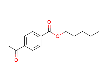 Molecular Structure of 1596172-29-0 (pentyl 4-acetylbenzoate)