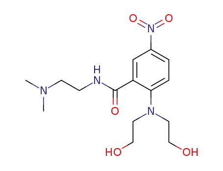 Benzamide,
2-[bis(2-hydroxyethyl)amino]-N-[2-(dimethylamino)ethyl]-5-nitro-