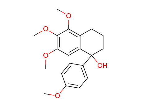 1-hydroxy-1-(4-methoxyphenyl)-5,6,7-trimethoxytetralin
