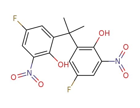 2,2'-isopropylidene bis(4-fluoro-6-nitrophenol)