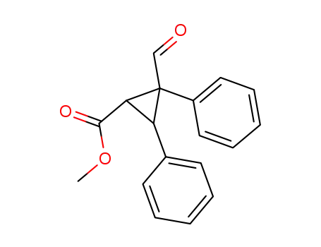methyl t,t-2,3-diphenyl-c-2-formylcyclopropane-r-1-carboxylate