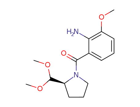 N-(-3-methoxy-2-aminobenzoyl)-L-prolinal dimethyl acetal