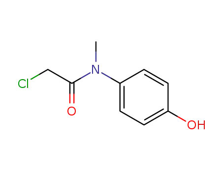 Molecular Structure of 2567-80-8 (2-chloro-N-(4-hydroxyphenyl)-N-methylacetamide)