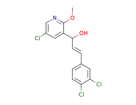 3-Pyridinemethanol,
5-chloro-a-[2-(3,4-dichlorophenyl)ethenyl]-2-methoxy-, (E)-