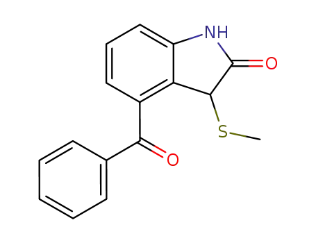 4-Benzoyl-3-(methylsulfanyl)-1,3-dihydro-2H-indol-2-one