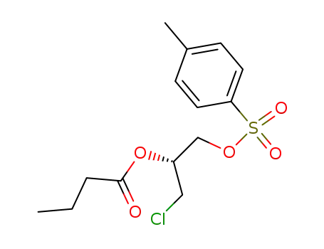 Butanoic acid, 1-(chloromethyl)-2-[[(4-methylphenyl)sulfonyl]oxy]ethyl
ester, (R)-